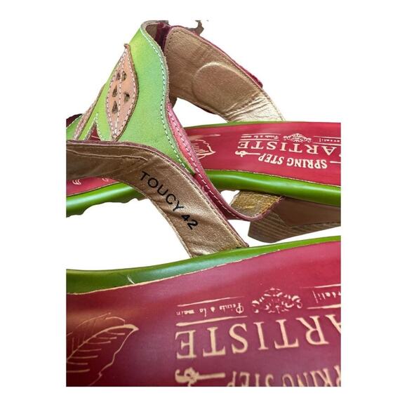 L'artiste Spring Step Toucy Slide Sandal Heel Women size 41 US 11 - Picture 3 of 8